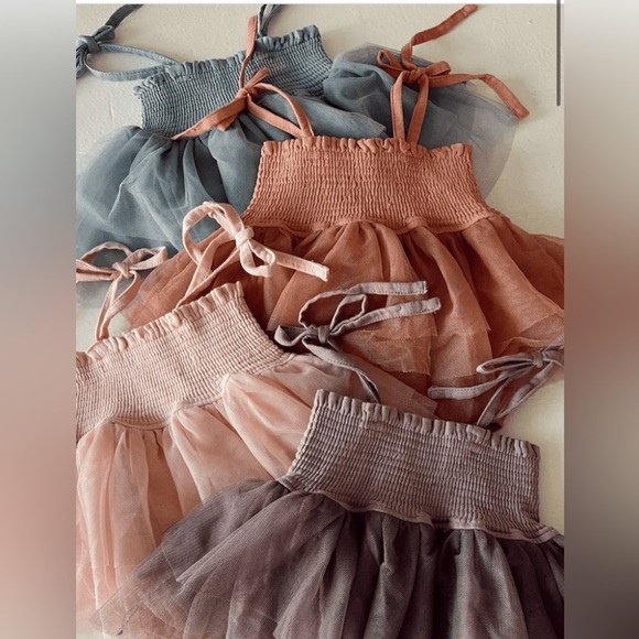 Angel Dear Muslin Tutu Bubble Dress in Rose - Picture 5 of 5